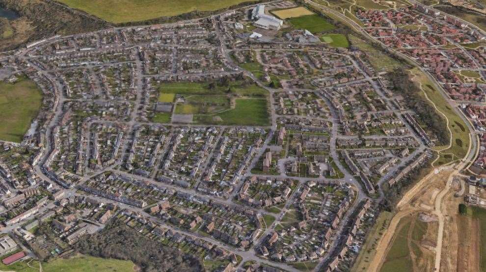 Dartford council has refused to say where the flats are in Swanscombe that will be demolished after serious defects were identified. Picture: Google Earth
