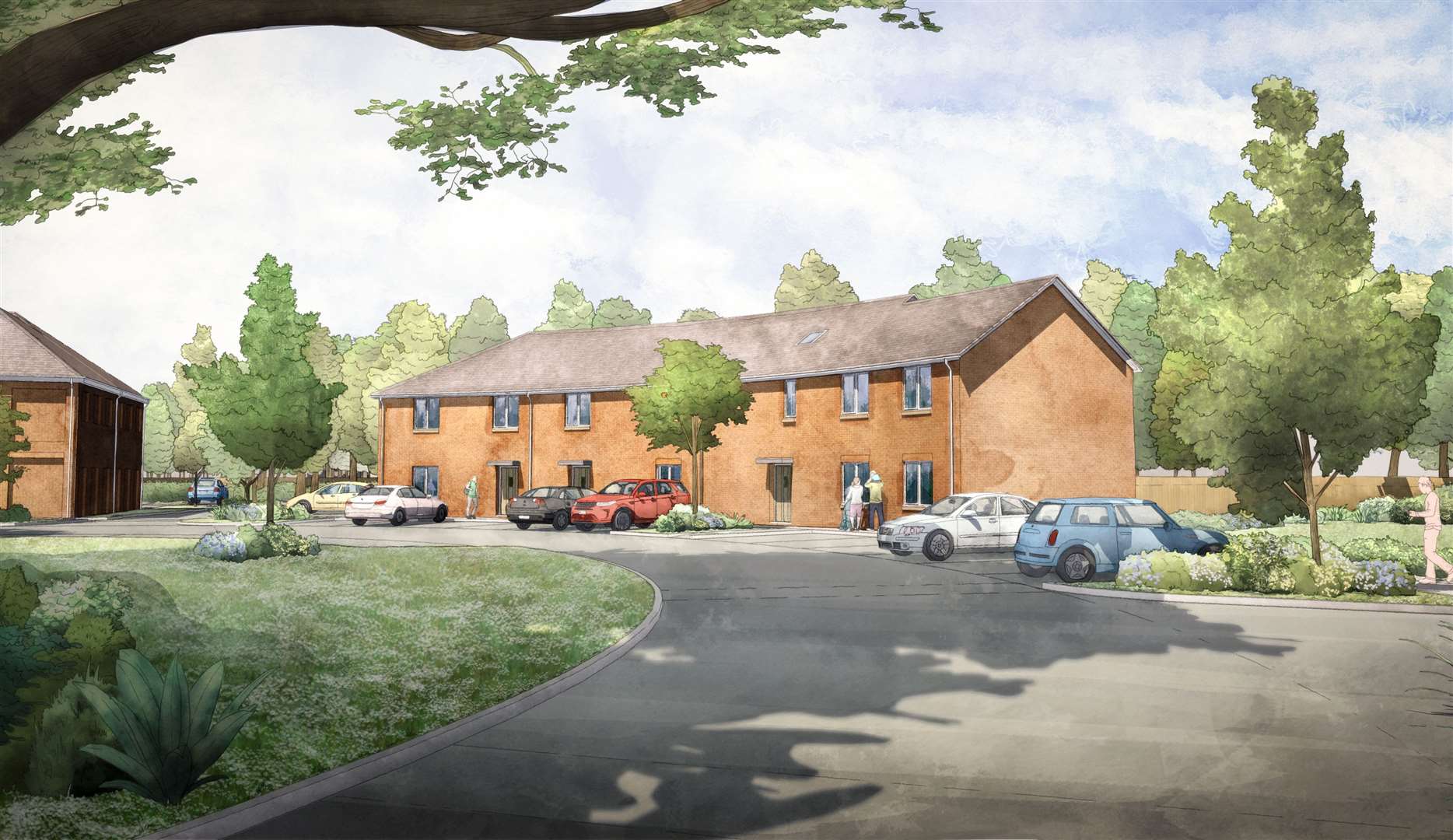 An artist's impression of how the new homes will look at the RBLI Centenary Village in Aylesford