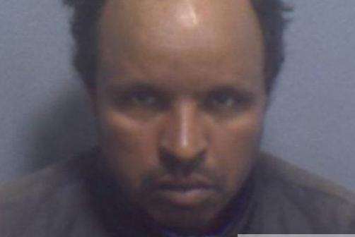 Yohannes Neguse has been jailed for 16 months. Picture: Kent Police