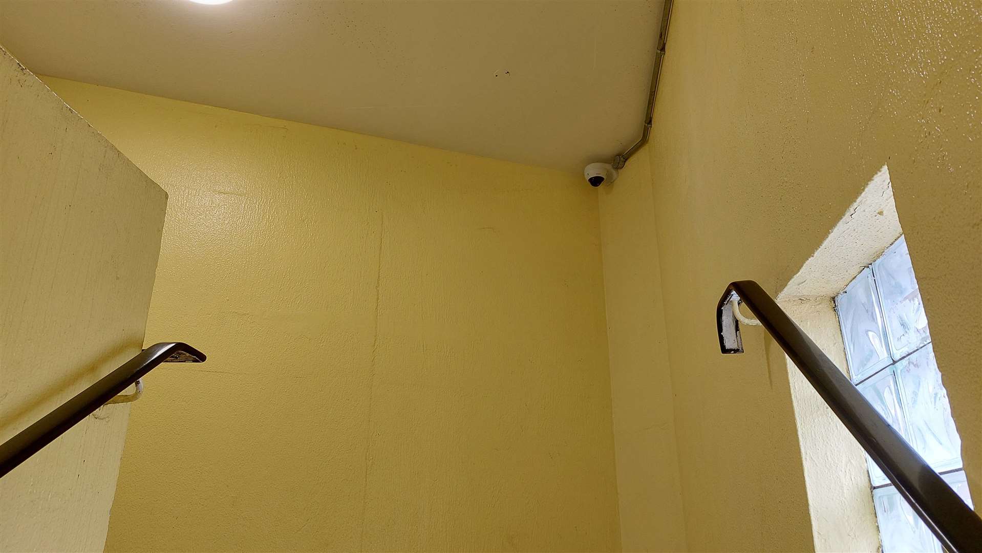 A CCTV camera has been installed in the stairwell of the Edinburgh Road car park