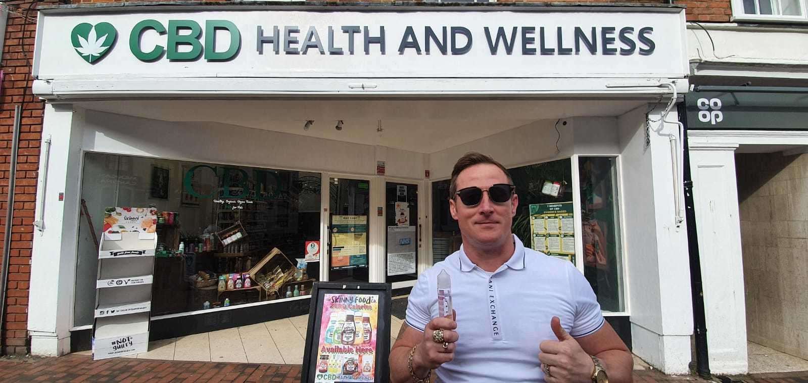 Sittingbourne businessman Terry Utting will be giving out free hand sanitiser to customers of his CBD shop from Friday