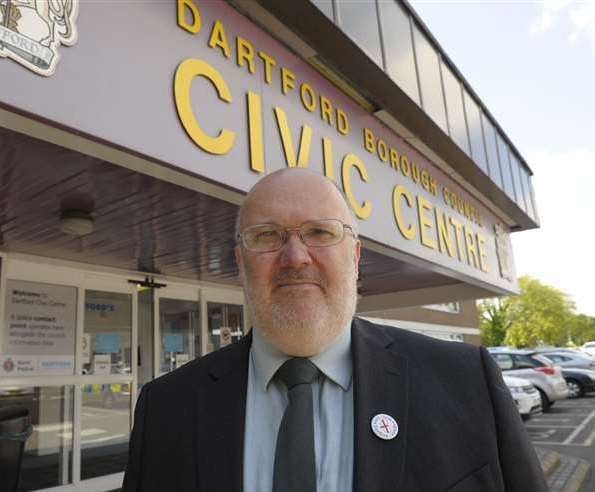 Dartford council leader Jeremy Kite has defended the local authority's decision to hike council tax, saying others have put it up by more. Photo: Steve Crispe