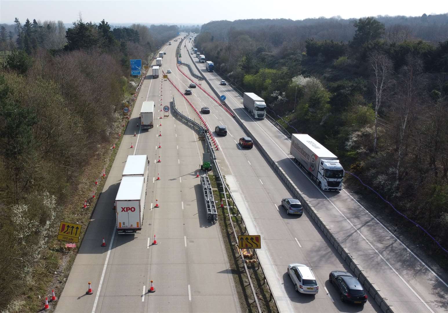 Operation Brock was deployed on the M20 last month