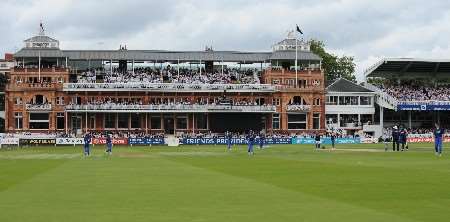 Kent in action at the historic Lord's ground. Picture: BARRY GOODWIN