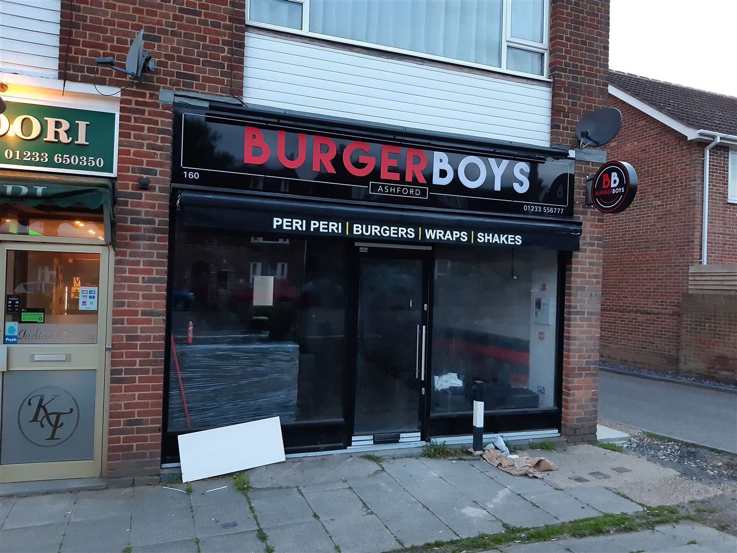 Burger Boys has opened in Faversham Road, Kennington