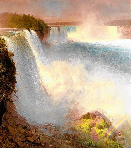 Niagara Falls, from the American Side. Frederic Edwin Church 1867