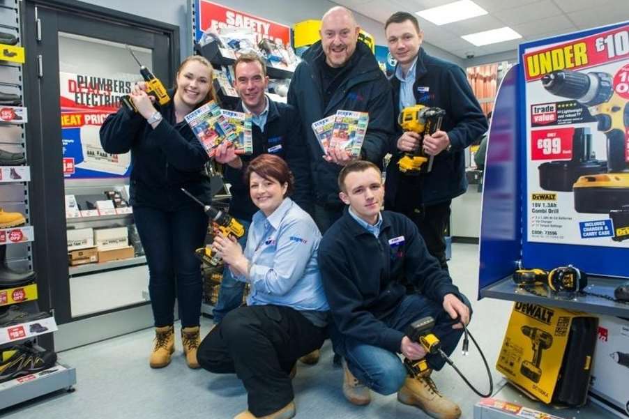 The Screwfix team at Aylesford