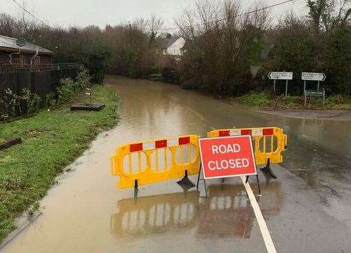 Hampstead Lane in Yalding today. Picture: Kevin Clark