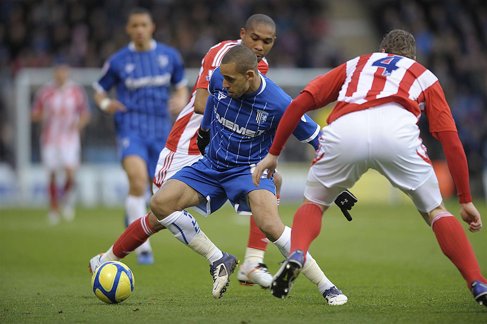 Gillingham last played Stoke City in the FA Cup back in 2012 Picture: Barry Goodwin