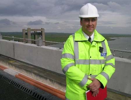 PC Warren Jarvis on the new Sheppey crossing