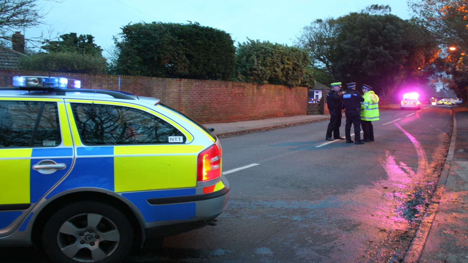 Officers investigate the death in Whiteness Road, Broadstairs