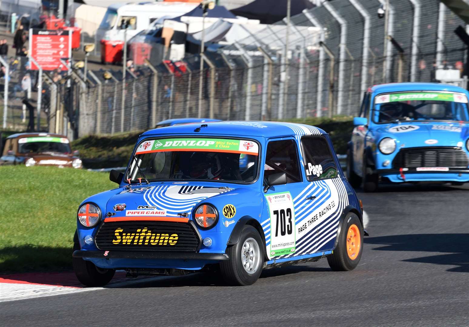 S Class racer Matthew Page, from Rolvenden, scored a first, third and seventh in the three Mini 7 Winter Series races. Picture: Simon Hildrew