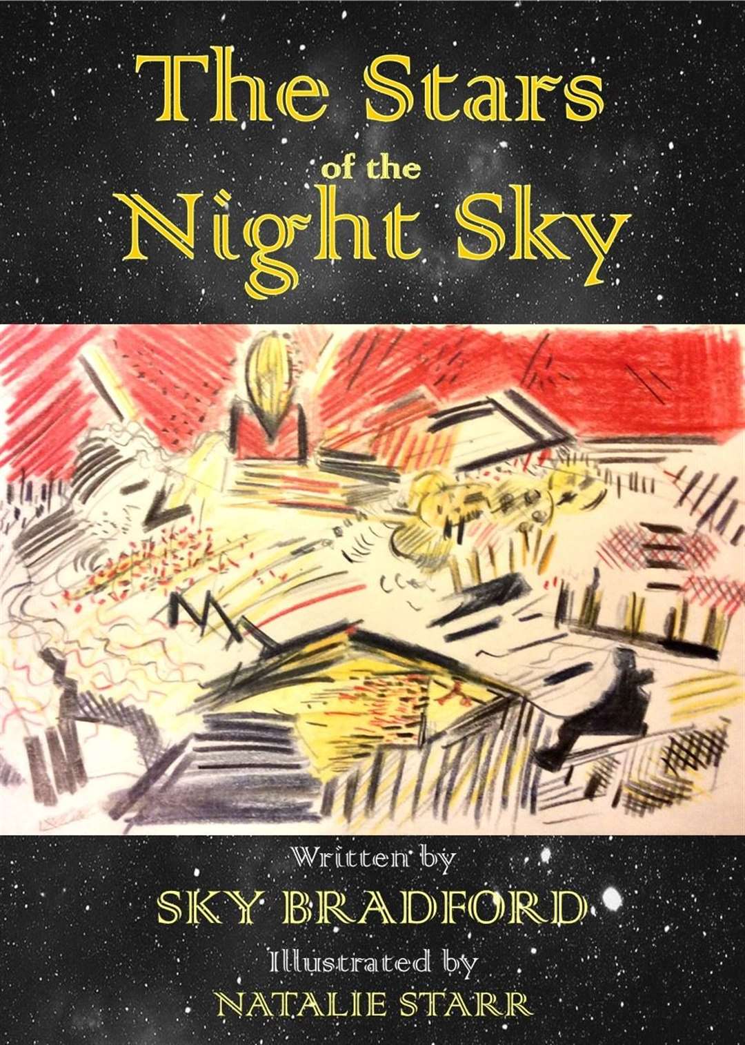 The Stars of the Night Sky was published by Sky Bradford, 11, with illustrations by Natalie Starr
