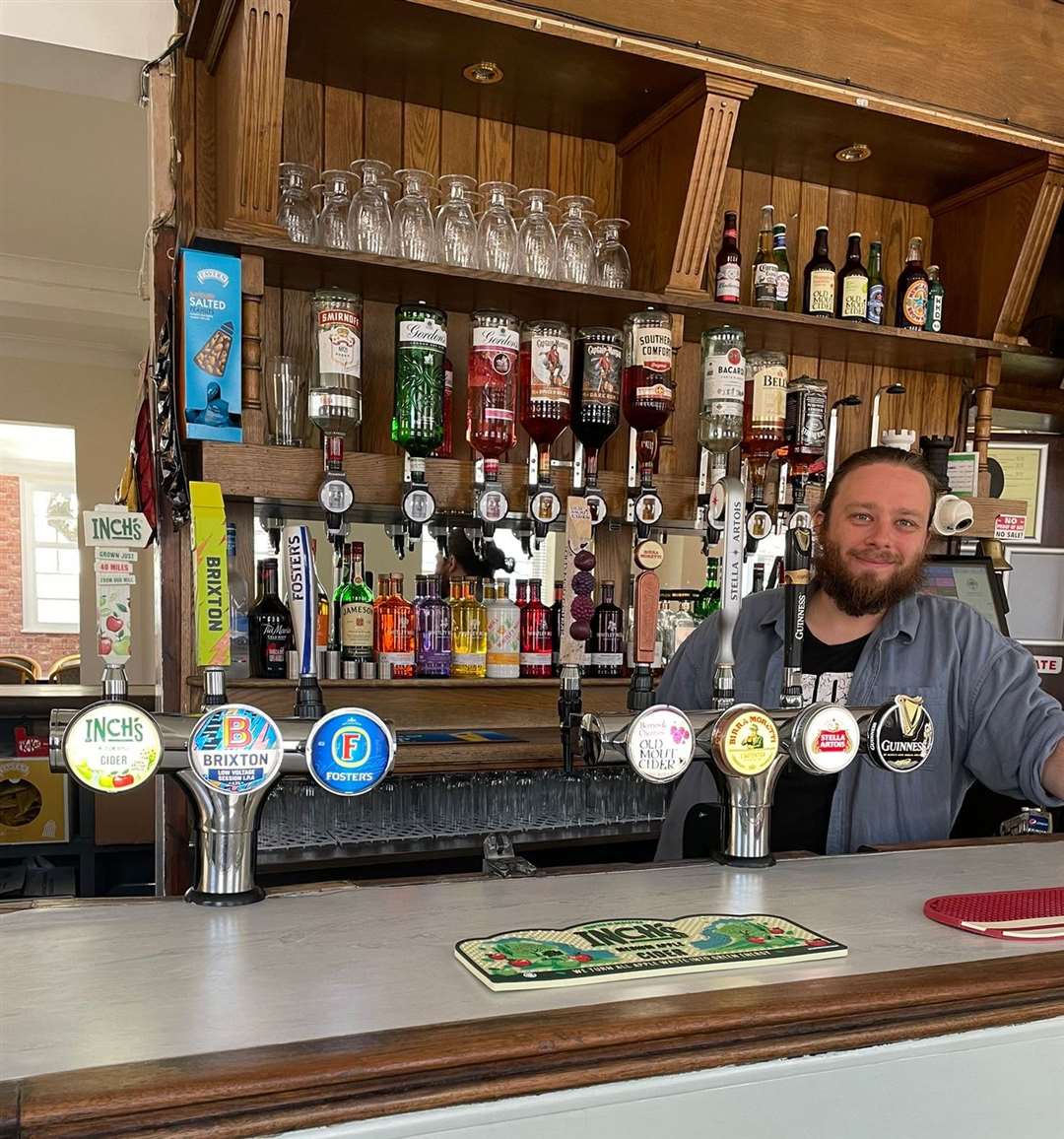 Luke Povey is now in charge of The Castle Tavern in Sheerness