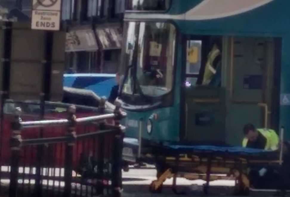 Paramedics treat man caught under a bus in Star Hill, Rochester
