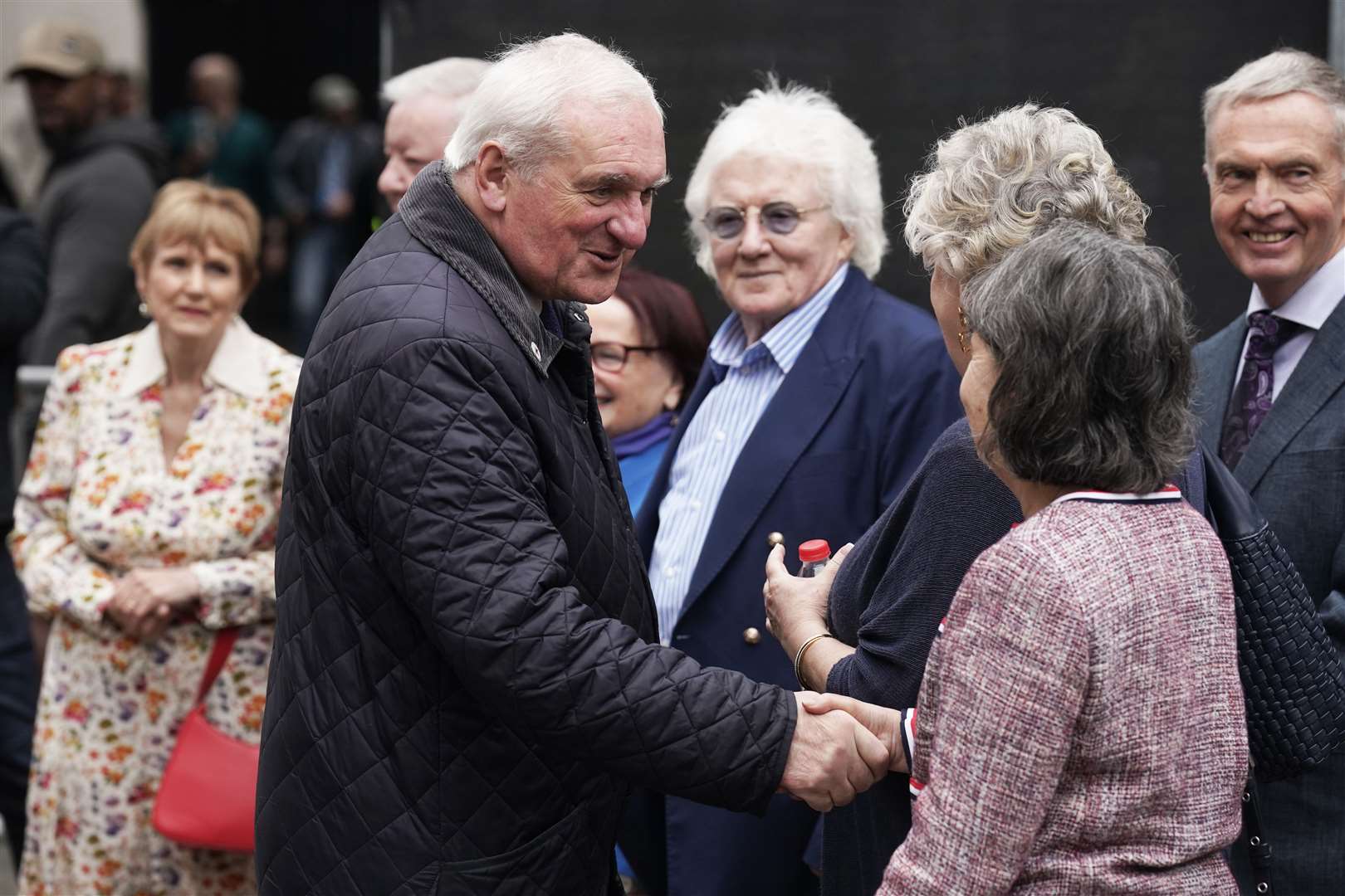 Former taoiseach Bertie Ahern at the ceremony (Brian Lawless/PA)