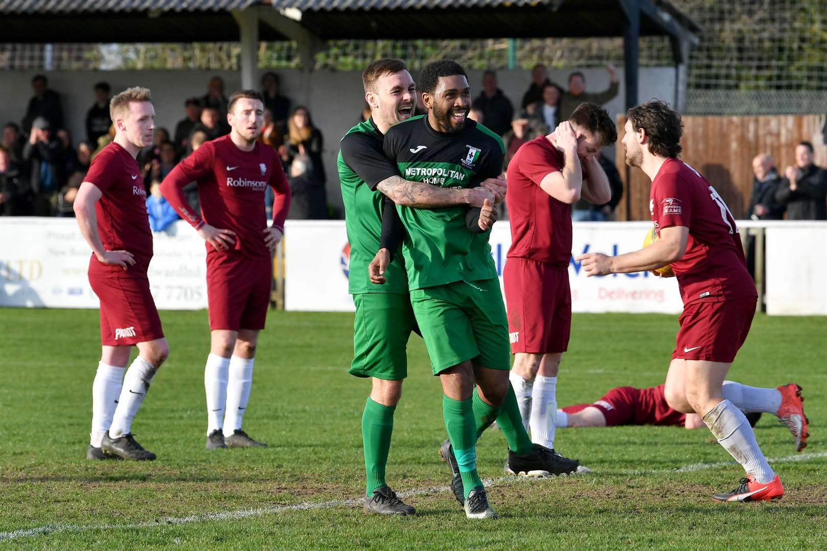 Gavin Tomlin scored the goal which settled Cray Valley's semi-final against Canterbury Picture: Keith Gillard
