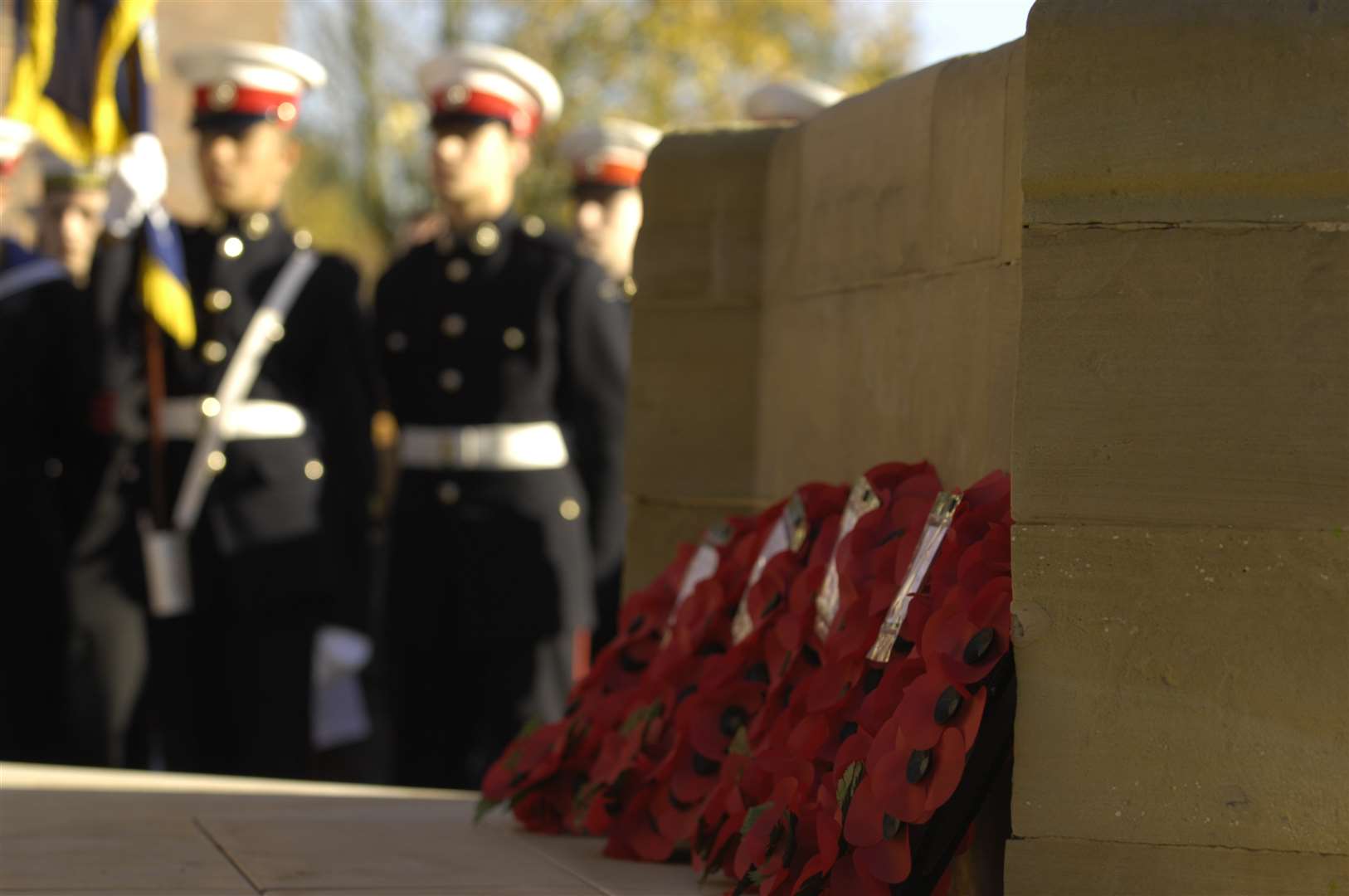 Last year's Remembrance service in Ashford. Picture: Gary Browne