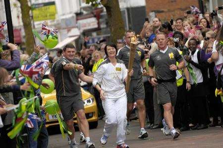 Torch arrival