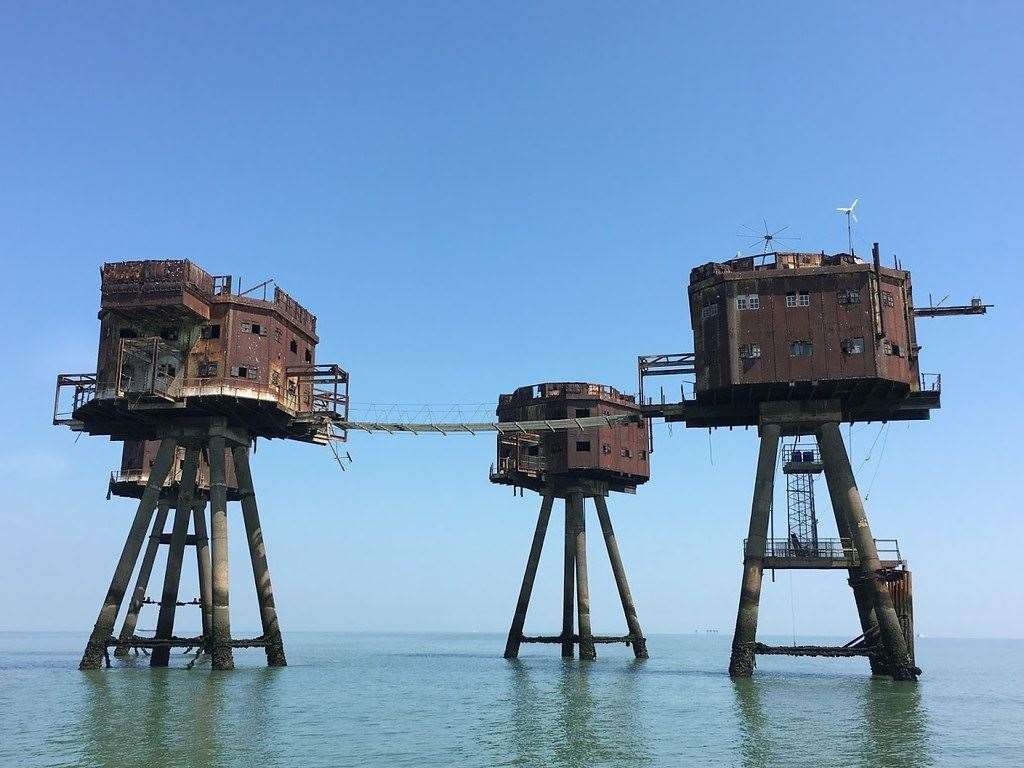 The Maunsell Forts near Whitstable have long been earmarked for transformation
