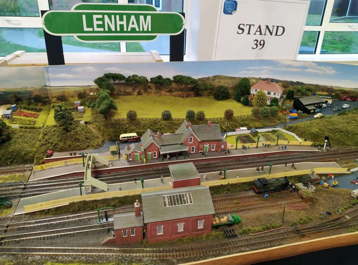 Lenham station in N Gauge won the best layout at the GRES Model Railway Show 2022. Picture: GRES