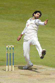 Kent bowler Amjad Khan