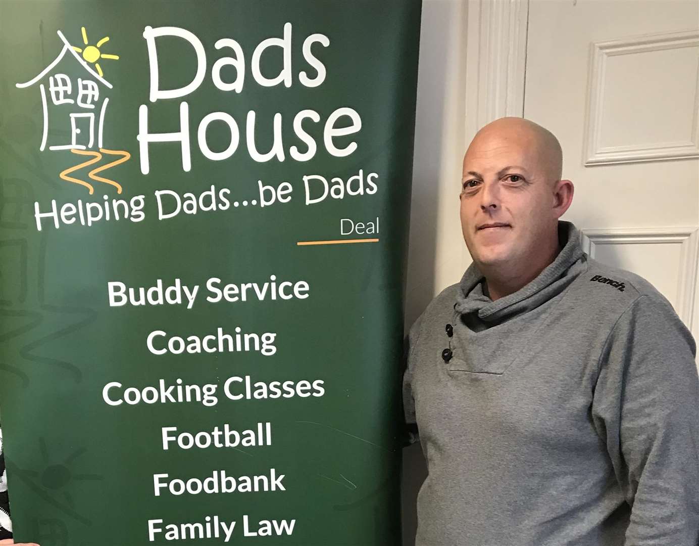 Luke Shaw from Dads House Kent is relaunching a breakfast club for dads and their children