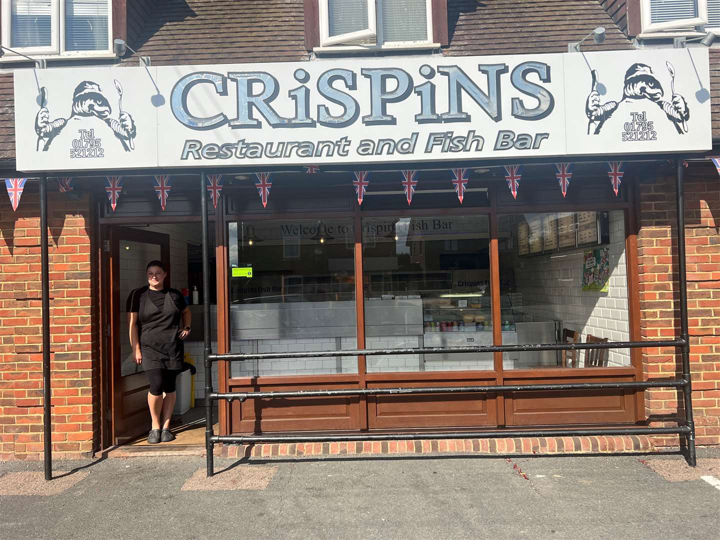 Emily Stanley, owner of Crispins Fish Bar in Teynham. Picture: Megan Carr