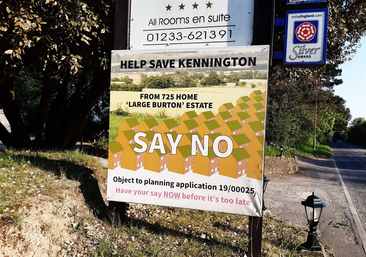 The highly controversial 'Large Burton' scheme has faced huge opposition from residents