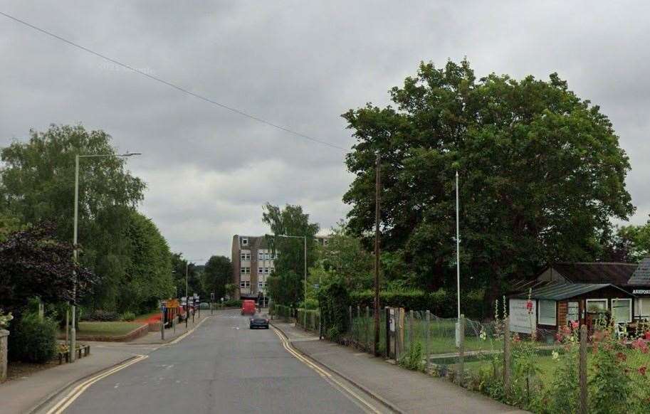 Emergency vehicles have been called to Vicarage Lane in Ashford. Picture: Google Street View