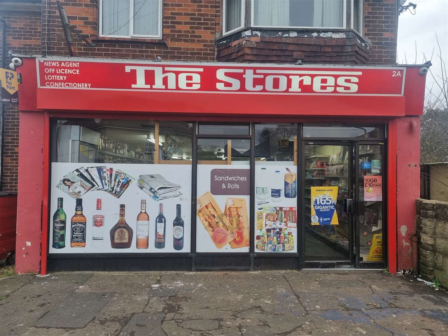 The Stores in Gloucester Road was targeted on Saturday