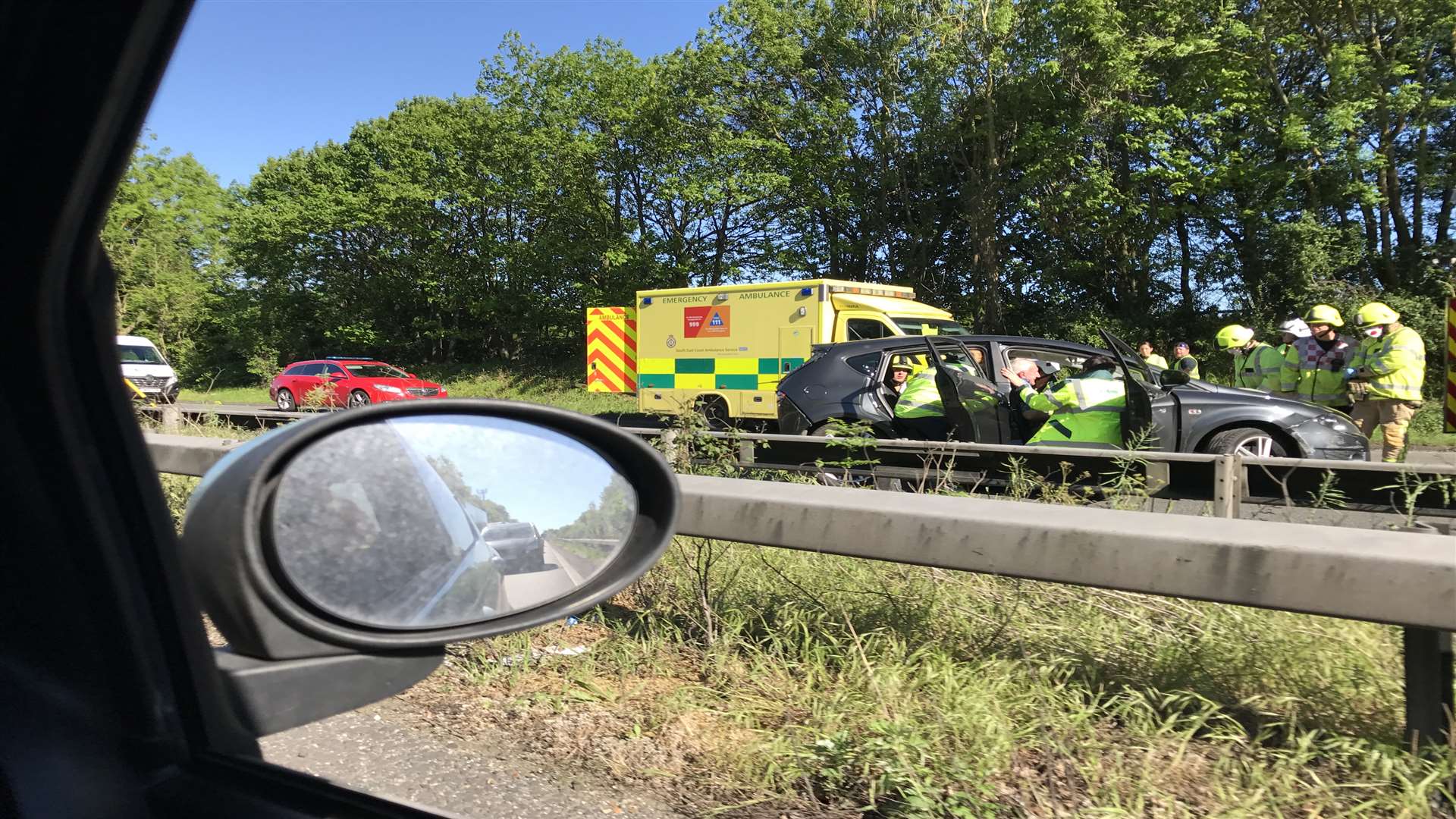 The M2 is blocked after a crash