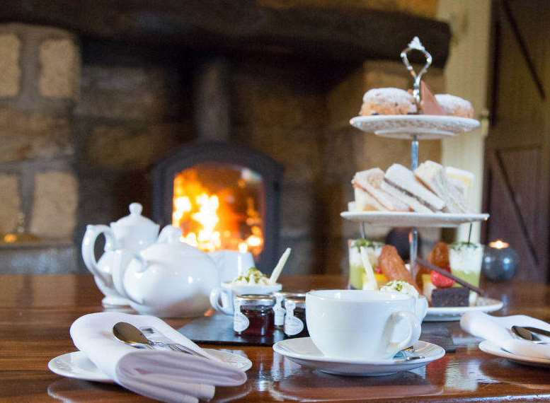 Afternoon tea at the Ox Pasture Hotel