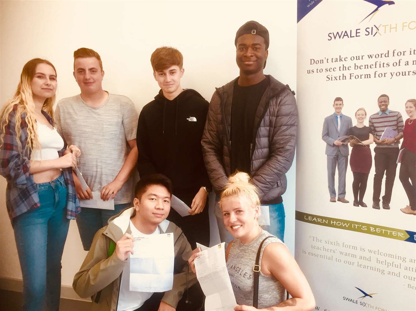 SCC students with their A-level results (3637485)