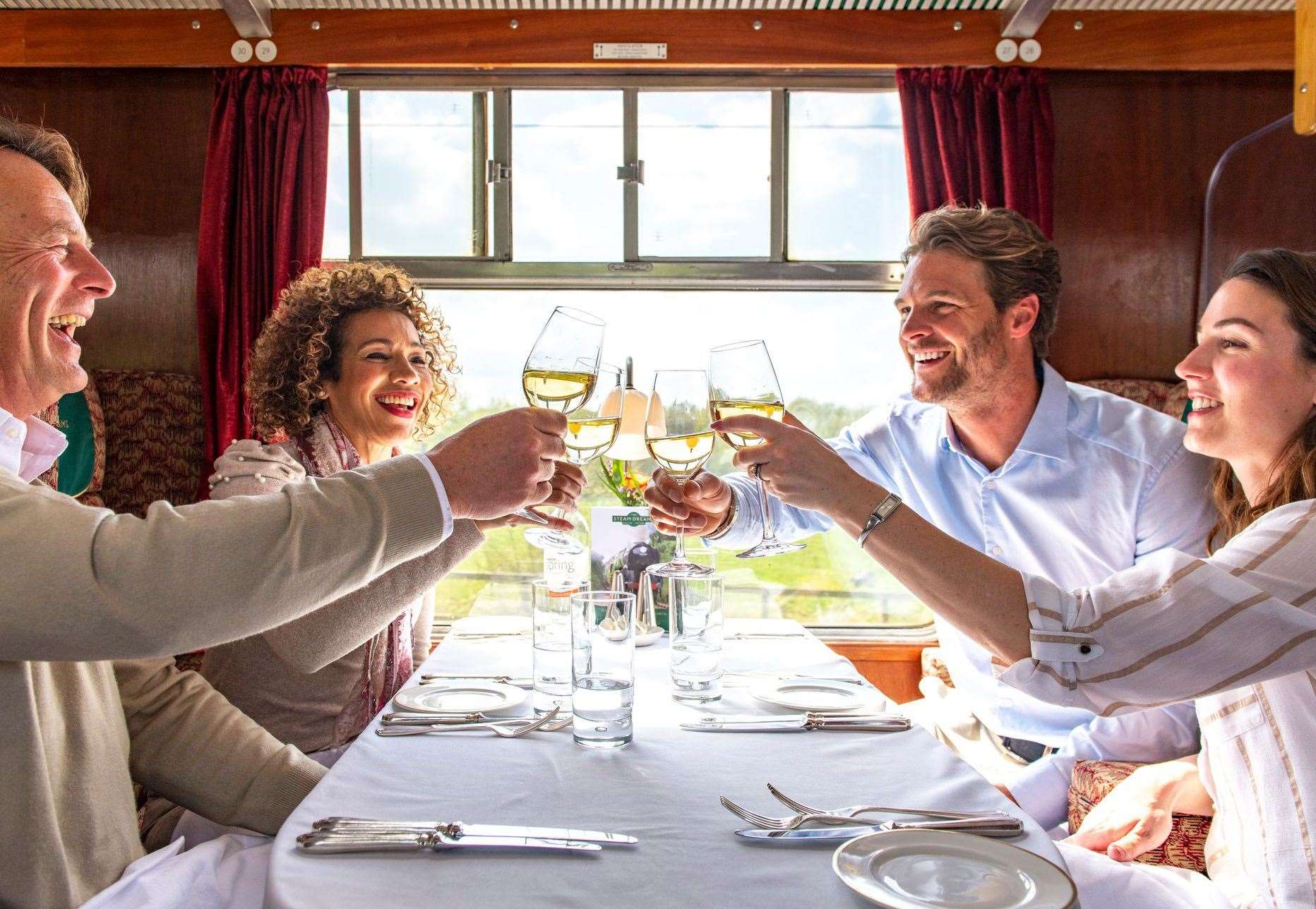 The Pullman Style Dining option will cost £195 per person. Picture: Steam Dreams