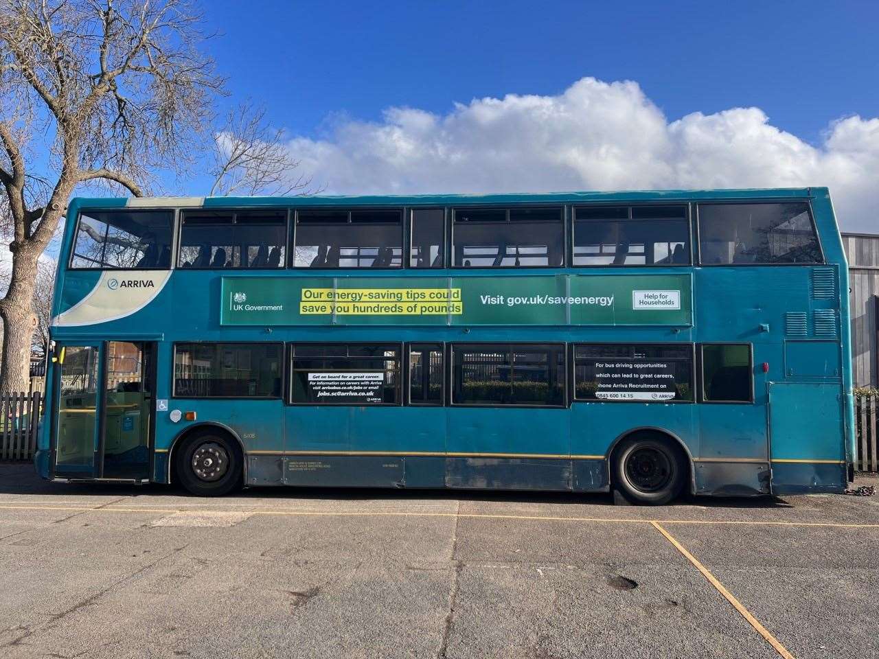 The bus was donated by Arriva. Picture: Matt Paterson