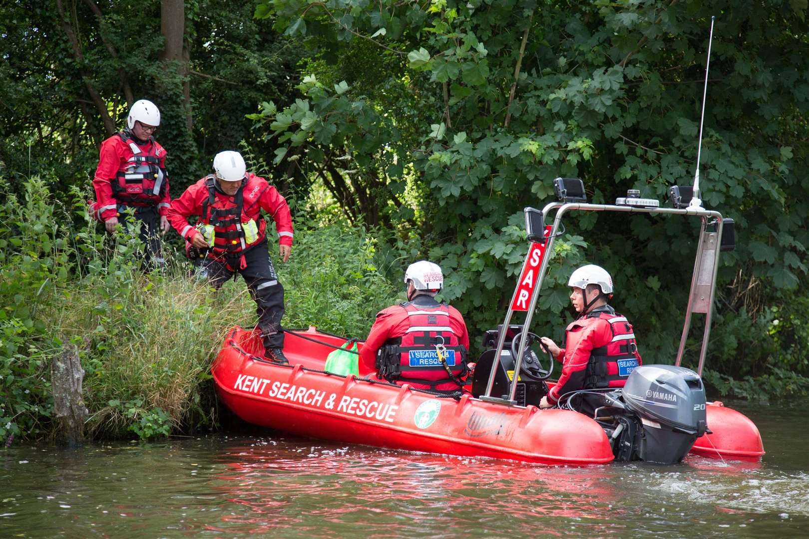 Kent Search and Rescue spend a lot of time in dangerous water