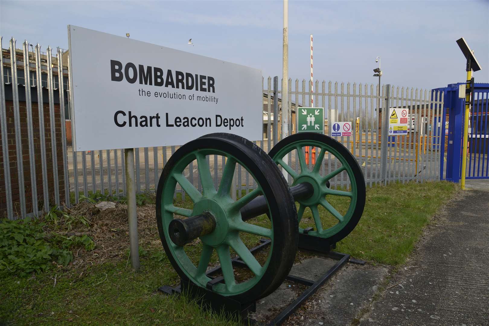 Bombardier, Chart Leacon Depot. Picture: Gary Browne