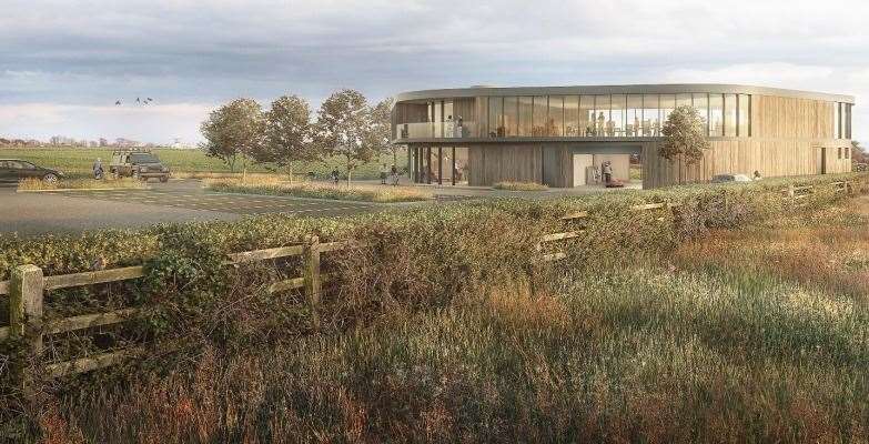 A CGI of the new Ivor Thomas Amusement headquarters at the Lord of the Manor site. Picture: Guy Hollaway Architects