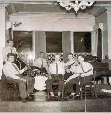 The Tuxedo Jazz Band at Highfield House in Maidstone in 1959