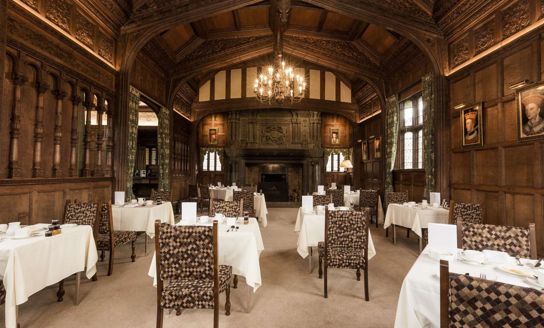 Eat breakfast surrounded by history Picture: Hever Castle & Gardens