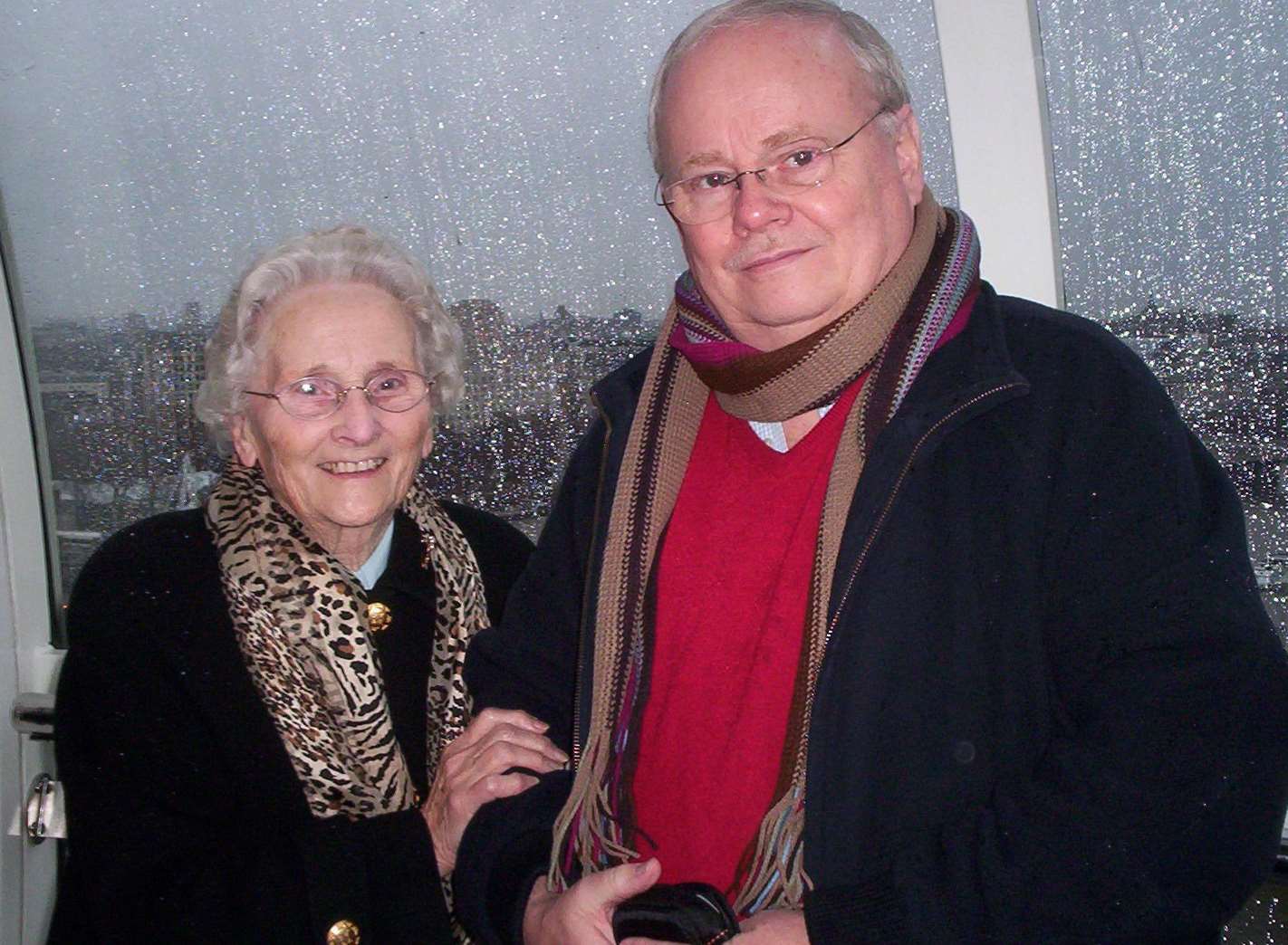 Mick Carr with his mum Elsie