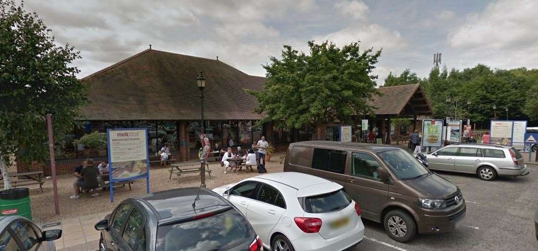 The Roadchef service station on the M20 Picture: Google Street View
