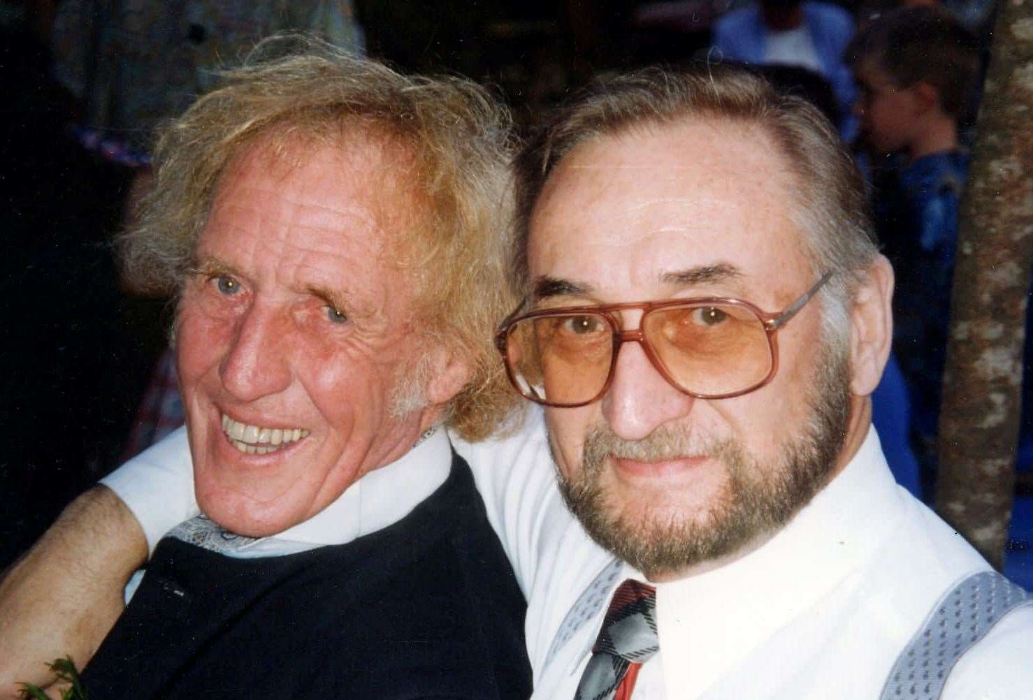 Rod Hull and his best friend Bill Wallace. Picture: Collin Harvey
