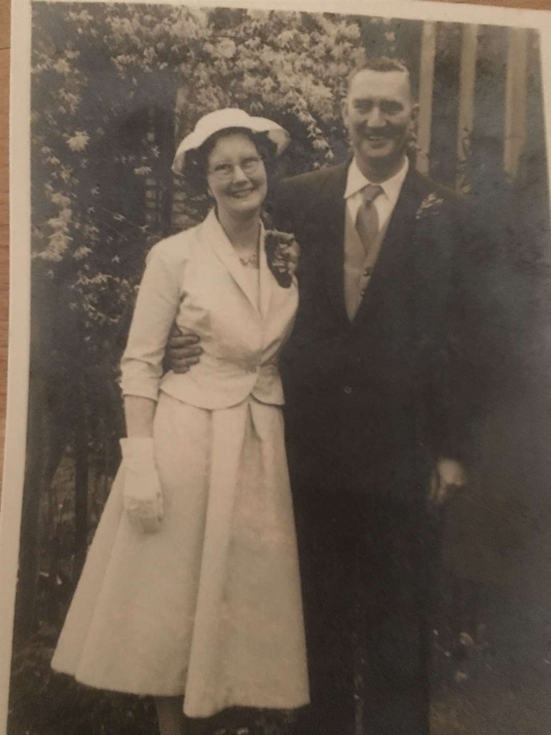 Molly and her husband Harold. Picture: Simon Addy