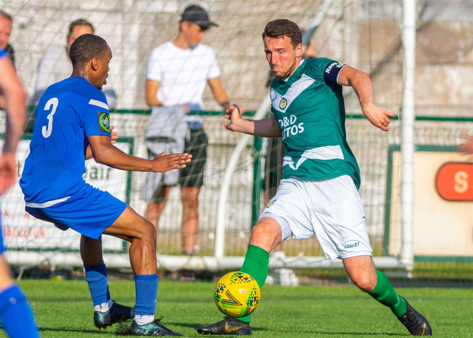 Ashford United in FA Trophy action last season against Chalfont St Peter. Pictures Ian Scammell