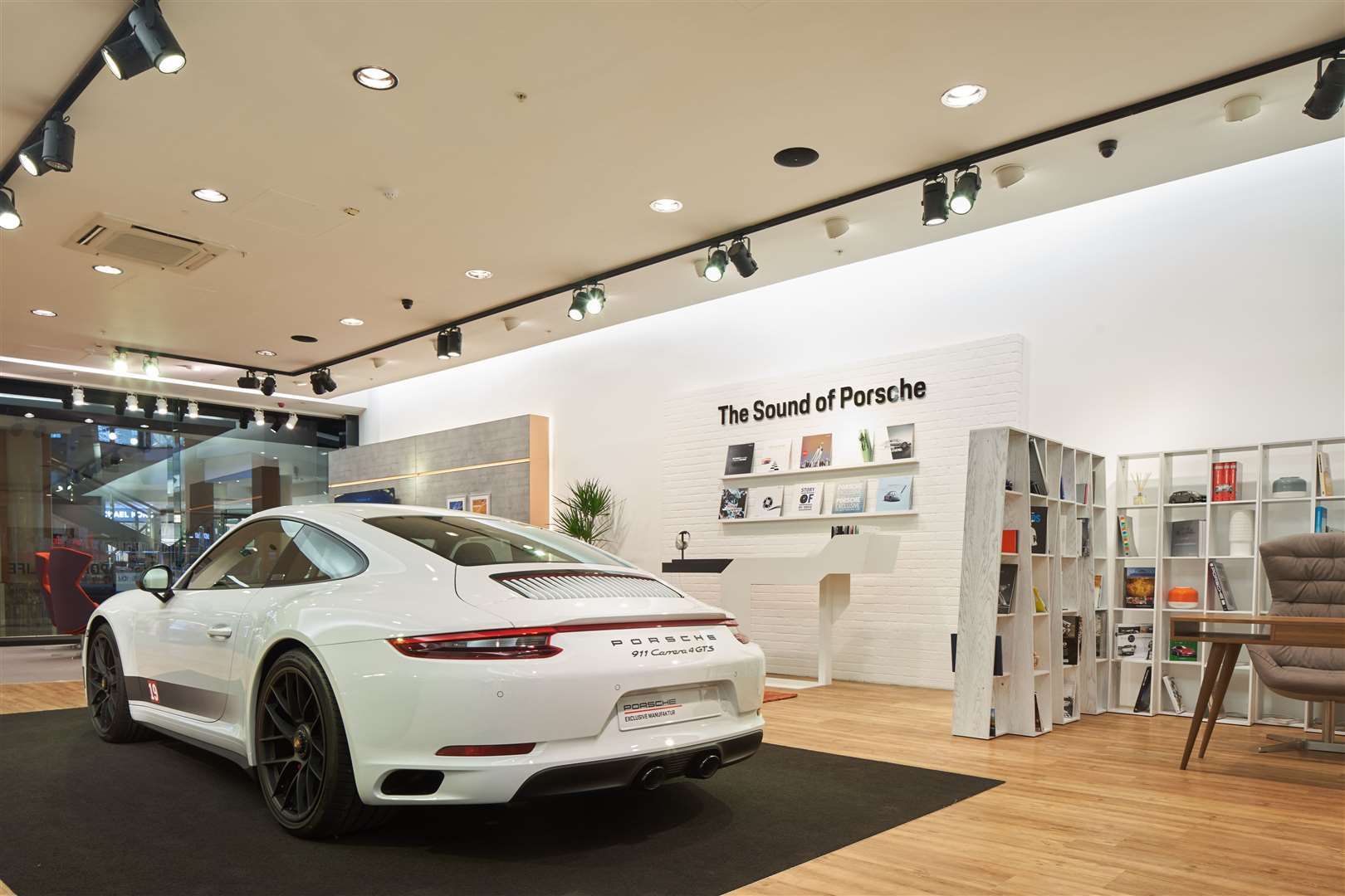 A Porsche pop-up store has opened at Bluewater
