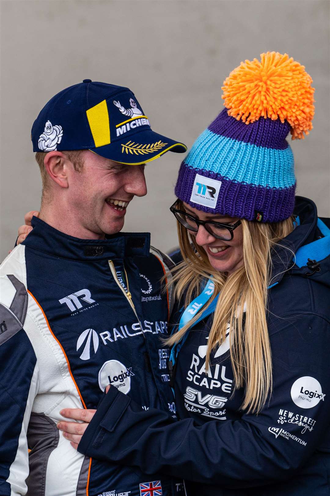 Toby Trice and Katie Housley. Picture: tobytriceracing.com