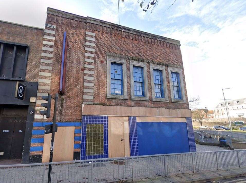 Fire crews were called to the former Odeon in Canterbury. Picture: Google