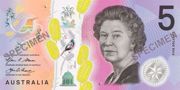 Australia’s current five dollar banknote featuring Queen Elizabeth’s portrait (Reserve Bank of Australia/PA)